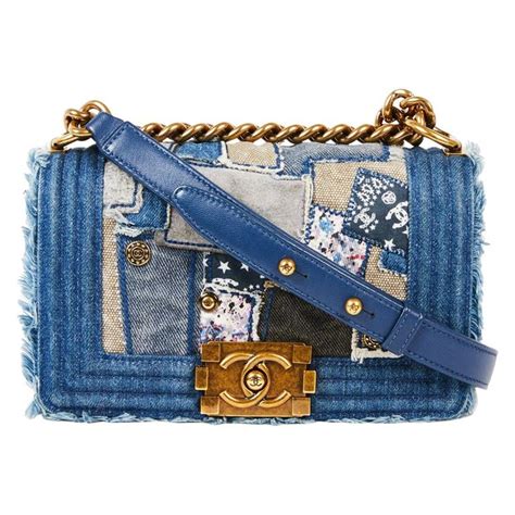 chanel boy denim patchwork|chanel handbags.